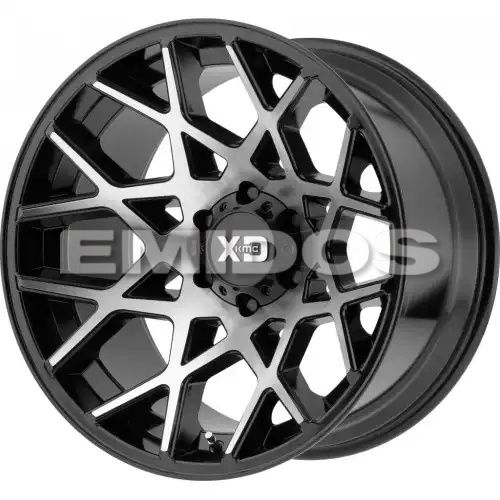 XD Series XD831 CHOPSTIX GLOSS BLACK MACHINED 8x170 20R 12 125.1 -44