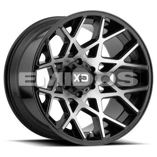 XD Series XD831 CHOPSTIX GLOSS BLACK MACHINED 6x135 22R 12 87.1 -44