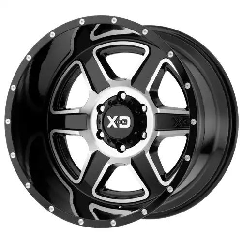 XD Series XD832 FUSION GLOSS BLACK MACHINED 5x127 18R 9 72.56 BNK