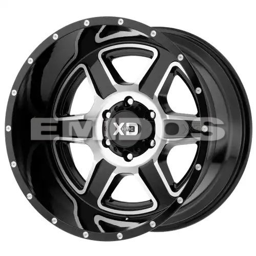 XD Series XD832 FUSION GLOSS BLACK MACHINED 5x127 18R 9 72.56 BNK