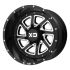 XD Series XD833 RECOIL SATIN BLACK MILLED W/ REVERSIBLE RING 6x139.7 22R 14 106.1 -76