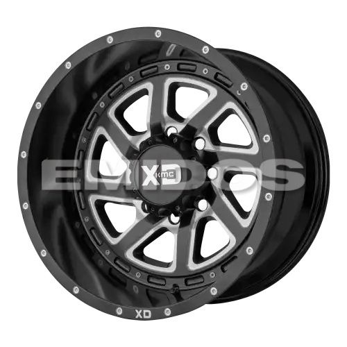 XD Series XD833 RECOIL SATIN BLACK MILLED W/ REVERSIBLE RING 8x170 20R 9 125.1 -12
