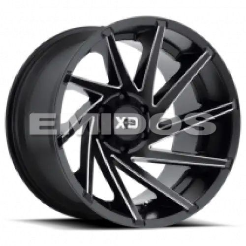 XD Series XD834 CYCLONE SATIN BLACK MILLED 6x135 20R 9 87.1 18