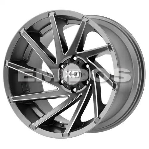 XD Series XD834 CYCLONE SATIN GRAY MILLED 6x139.7 18R 9 106.1 18
