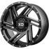 XD Series XD835 SWIPE SATIN BLACK MILLED 6x135 17R 9 87.1 18