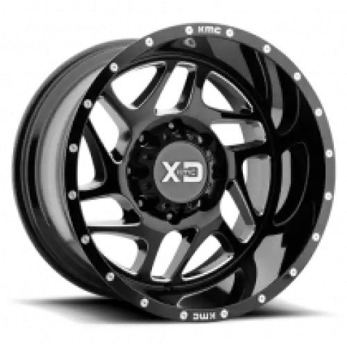 XD Series XD836 FURY GLOSS BLACK MILLED 5x127 20R 9 71.5 18