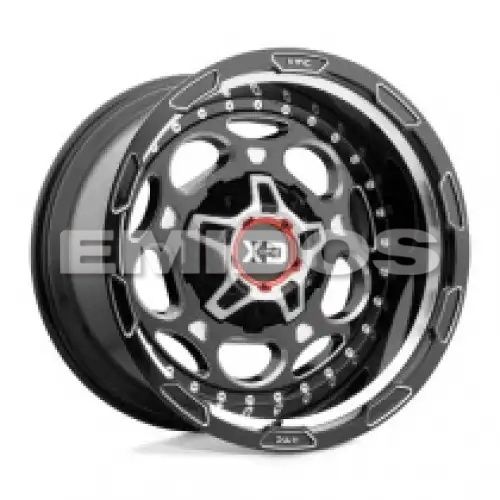 XD Series XD837 DEMODOG GLOSS BLACK MILLED 6x135/139.7 20R 9 106.1 18