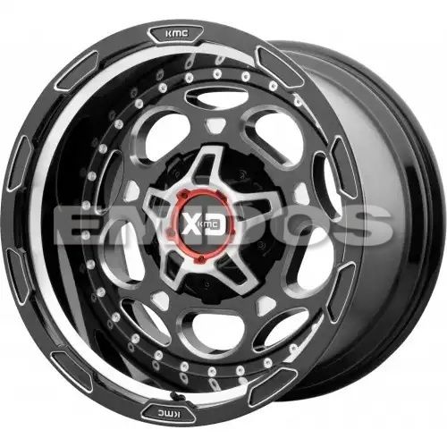XD Series XD837 DEMODOG GLOSS BLACK MILLED 8x170 20R 9 125.1 18