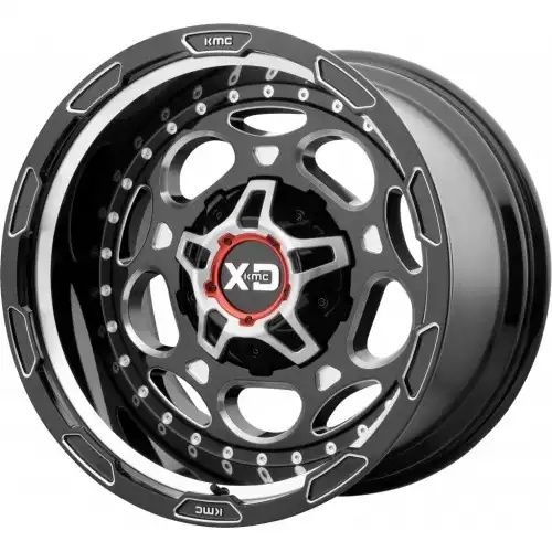 XD Series XD837 DEMODOG GLOSS BLACK MILLED 8x180 20R 9 124.2 18