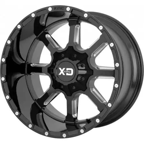 XD Series XD838 MAMMOTH GLOSS BLACK MILLED 6x135/139.7 20R 9 106.1 18