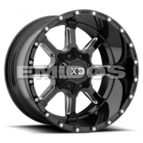 XD Series XD838 MAMMOTH GLOSS BLACK MILLED 6x114.3/139.7 20R 9 93.1 18