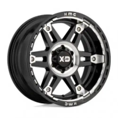 XD Series XD840 SPY II GLOSS BLACK MACHINED 6x135 20R 9 87.1 BNK