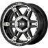 XD Series XD840 SPY II GLOSS BLACK MACHINED 6x139.7 20R 9 106.1 BNK