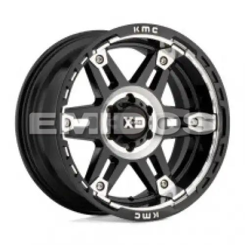 XD Series XD840 SPY II GLOSS BLACK MACHINED 6x114.3 17R 8 66.06 18