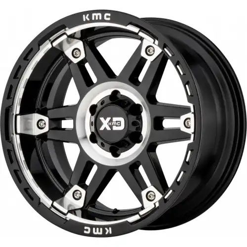 XD Series XD840 SPY II GLOSS BLACK MACHINED 5x127 17R 9 78.1 -12
