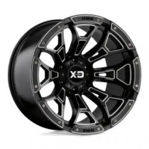XD Series XD841 BONEYARD GLOSS BLACK MILLED 5x127 20R 9 78.1 BNK