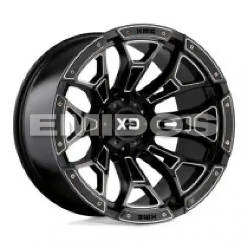 XD Series XD841 BONEYARD GLOSS BLACK MILLED 6x120 20R 9 66.9 BNK