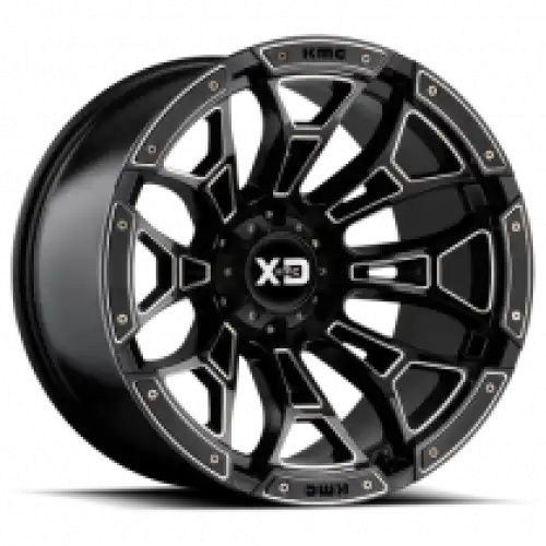 XD Series XD841 BONEYARD GLOSS BLACK MILLED 8x180 20R 9 124.2 BNK