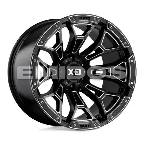 XD Series XD841 BONEYARD GLOSS BLACK MILLED 5x114.3 18R 9 78.1 BNK