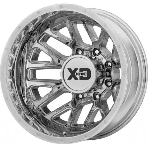 XD Series XD843 GRENADE DUALLY CHROME - REAR 8x165.1 17R 6.5 125.1 -155