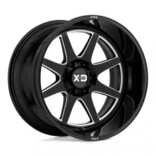 XD Series XD844 PIKE GLOSS BLACK MILLED 5x139.7 20R 9 78.1 BNK