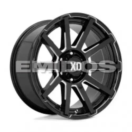 XD Series XD847 OUTBREAK GLOSS BLACK MILLED 6x139.7 20R 10 106.1 12