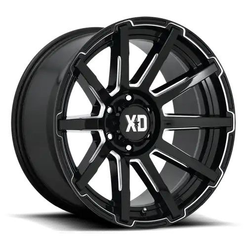 XD Series XD847 OUTBREAK GLOSS BLACK MILLED 5x139.7 20R 10 78.1 12