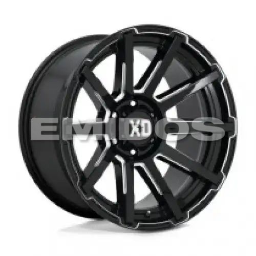 XD Series XD847 OUTBREAK GLOSS BLACK MILLED 6x139.7 16R 8 106.1 10