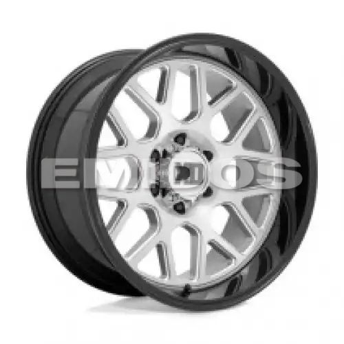 XD Series XD849 GRENADE II BRUSHED MILLED W/ GLOSS BLACK LIP 6x139.7 20R 10 106.1 -18