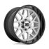 XD Series XD849 GRENADE II BRUSHED MILLED W/ GLOSS BLACK LIP 6x139.7 22R 10 106.1 -18