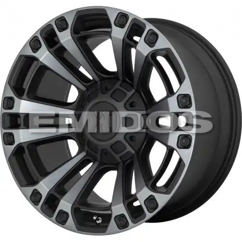 XD Series XD851 MONSTER 3 SATIN BLACK W/ GRAY TINT 8x180 20R 10 124.2 -18