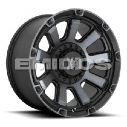 XD Series XD852 GAUNTLET SATIN BLACK W/ GRAY TINT 8x170 20R 9 125.1 BNK