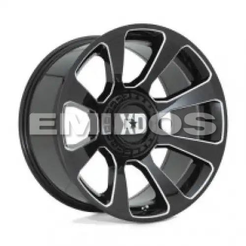 XD Series XD854 REACTOR GLOSS BLACK MILLED 5x127/139.7 20R 10 78.1 -18