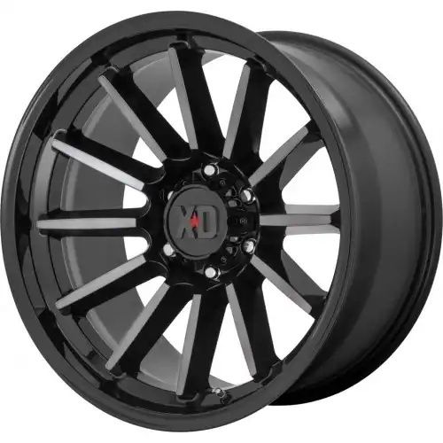 XD Series XD855 LUXE GLOSS BLACK MACHINED W/ GRAY TINT 6x114.3 17R 9 66.06 18