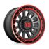 XD Series XD856 OMEGA SATIN BLACK MACHINED LIP W/ RED TINT 5x127/139.7 17R 9 78.1 BNK