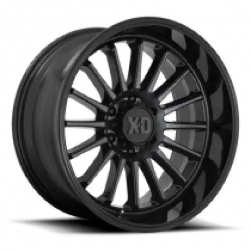 XD Series XD857 WHIPLASH GLOSS BLACK W/ GRAY TINT 8x165.1 20R 10 125.1 -18