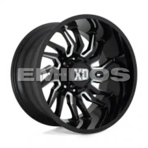 XD Series XD858 TENSION GLOSS BLACK MILLED 8x170 22R 10 125.1 -18