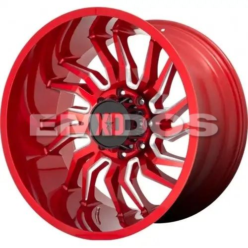 XD Series XD858 TENSION CANDY RED MILLED 6x135 22R 12 87.1 -44
