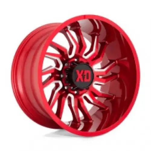 XD Series XD858 TENSION CANDY RED MILLED 8x165.1 22R 12 125.1 -44