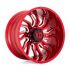 XD Series XD858 TENSION CANDY RED MILLED 8x165.1 22R 12 125.1 -44