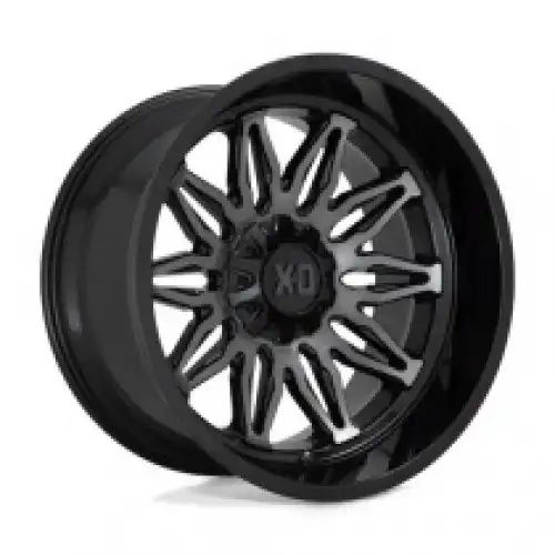 XD Series XD859 GUNNER GLOSS BLACK MACHINED W/ GRAY TINT 6x135/139.7 20R 10 106.1 -18