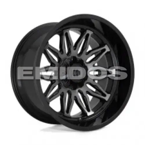XD Series XD859 GUNNER GLOSS BLACK MACHINED W/ GRAY TINT 6x135/139.7 22R 10 106.1 -18