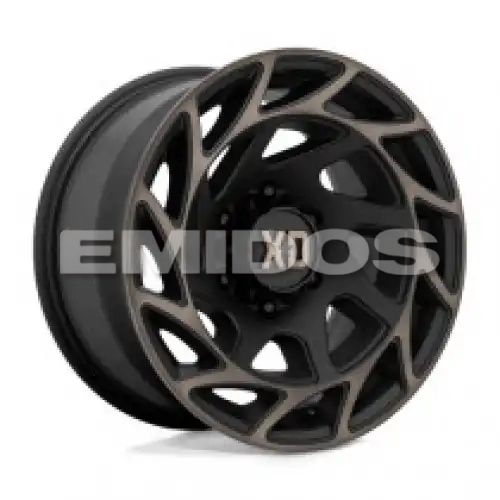 XD Series XD860 ONSLAUGHT SATIN BLACK W/ BRONZE TINT 8x165.1 20R 12 125.1 -44
