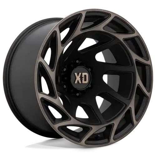 XD Series XD860 ONSLAUGHT SATIN BLACK W/ BRONZE TINT 8x170 20R 12 125.1 -44