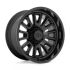 XD Series XD864 ROVER SATIN BLACK W/ GLOSS BLACK LIP 8x180 24R 12 124.2 -44