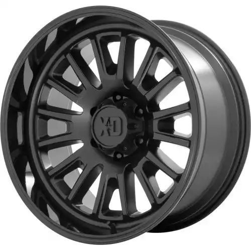 XD Series XD864 ROVER SATIN BLACK W/ GLOSS BLACK LIP 8x165.1 20R 9 125.1 18