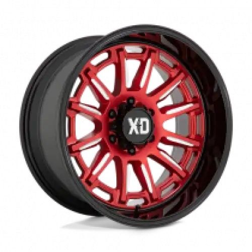 XD Series XD865 PHOENIX CANDY RED MILLED W/ BLACK LIP 5x127 20R 9 71.5 18