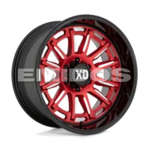 XD Series XD865 PHOENIX CANDY RED MILLED W/ BLACK LIP 6x114.3 20R 9 66.06 18
