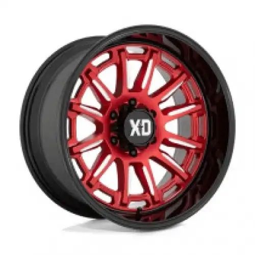 XD Series XD865 PHOENIX CANDY RED MILLED W/ BLACK LIP 6x139.7 20R 9 106.1 18