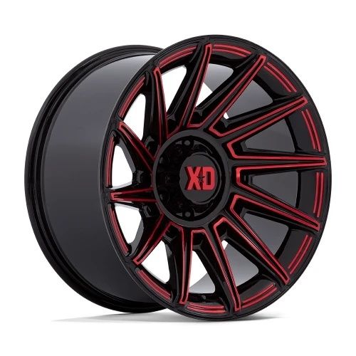 XD Series XD867 SPECTER GLOSS BLACK W/ RED TINT 5x127 20R 10 71.5 -18